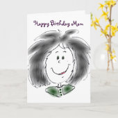 Happy Birthday Mama Karte (Gelbe Blume)