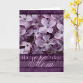 Happy Birthday Mama Lilacs Card Karte (Gelbe Blume)