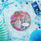 Happy Birthday Mama Llama anpassen Pappteller (Party)