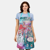 Happy Birthday Mama Llama anpassen Schürze (Getragen)