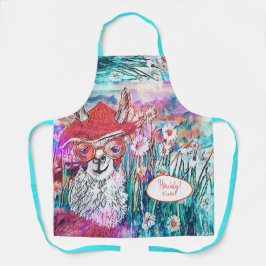 Happy Birthday Mama Llama anpassen Schürze