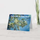 Happy Birthday Mama Locust Blume Card Karte (Vorderseite)