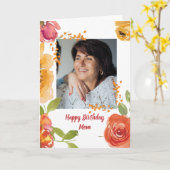 Happy Birthday Mama Lounge Wasserfarben Blume Karte (Gelbe Blume)