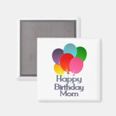 Happy Birthday Mama Magnet (Vorderseite/Rückseite)