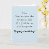 Happy Birthday Mama Mutter Spaß Funny Karte (Gelbe Blume)