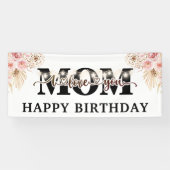 Happy Birthday Mama Party Banner (Horizontal)