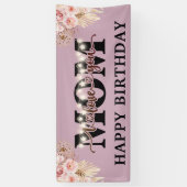 Happy Birthday Mama Party Banner (Vertikal)