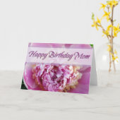 Happy Birthday Mama Peony Karte (Gelbe Blume)