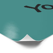 Happy Birthday Mama Poster (Ecke)