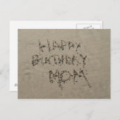 Happy Birthday Mama Sandwriting Postkarte (Vorne/Hinten)