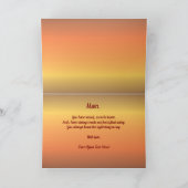 Happy Birthday Mama Sunset 2584 Karte (Innenseite)