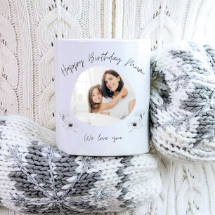 Happy Birthday Mama World Best Modern Print White Kaffeetasse