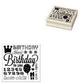 Happy Birthday Many Ways Rubber Art Briefmarke Gummistempel (Stempel)