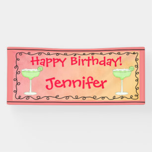 Happy Birthday Margarita Name Personalisiert Banner