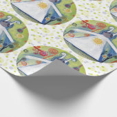 Happy Birthday Matte Wrapping Paper Geschenkpapier (Ecke)