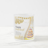 Happy Birthday Mattglastasse (Mittel)