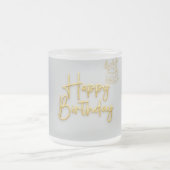 Happy Birthday Mattglastasse (Mittel)