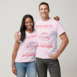 Happy Birthday Meine Liebe T-Shirt<br><div class="desc">Die originelle Liebe von Happy Birthday My ist ein Geburtstagsgeschenk für Ihre Freundin,  Ihren Freund,  Ihre Schwester oder Ihren Bruder,  der die originelle und interessante Kunst Liebe.Das Design ist auch für den Valentinstag bestens geeignet</div>