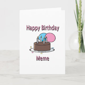 Happy Birthday Meme French Birthday Design Karte
