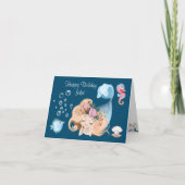 Happy Birthday Mermaid Card Karte (Vorderseite)