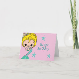 Happy Birthday Mermaid Cards Karte