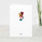 Happy Birthday Mermaid Karte (Rückseite)