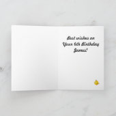 Happy Birthday Mermaid Karte (Innenseite)