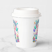 Happy Birthday Mermaid Paper Cups Pappbecher (Rechts)