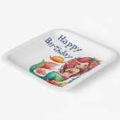 Happy Birthday Mermaid Pappteller (Gewinkelt)