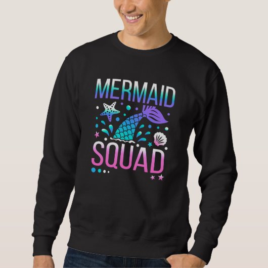 Happy Birthday Mermaid Squad-68296 Sweatshirt (Vorderseite)