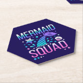 Happy Birthday Mermaid Squad-68296 Untersetzer (angewinkelt)