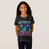 Happy Birthday Mermaid Squad T-Shirt (Vorne ganz)