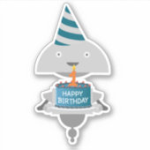 Happy Birthday Mia Sticker (Vorderseite)