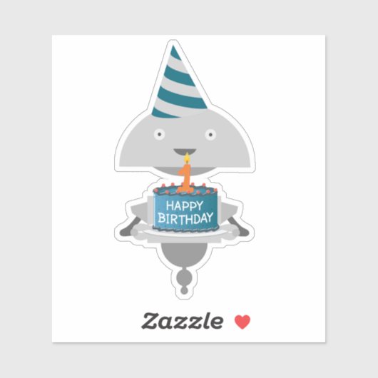 Happy Birthday Mia Sticker (Blatt)