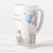 Happy Birthday Milchtasse (Rechte Ecke)