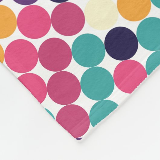 Happy Birthday mit benutzerdefinierten Text roten Fleecedecke (Ecke)