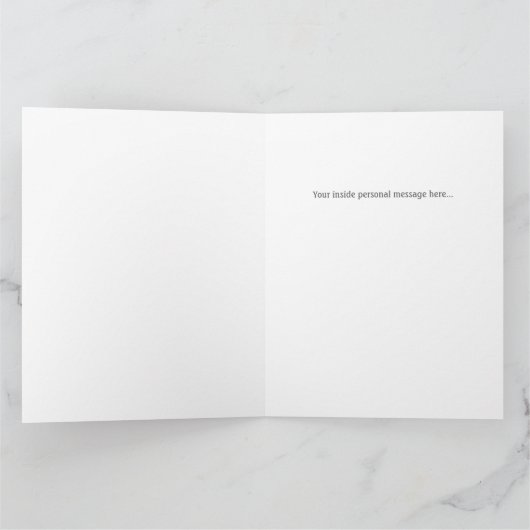 Happy Birthday mit Name & Alter 8 Jahre Karte (Innenseite)