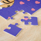 Happy Birthday mit Name Template Kids Cat Puzzle (Seite)