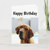 Happy Birthday Mittelalter über den Hügel Spaß Hun Karte (Vorderseite)