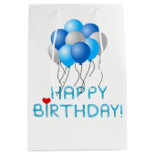 Happy Birthday Mittlere Geschenktüte (Vorderseite)