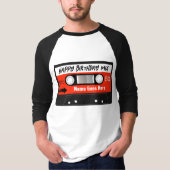 Happy Birthday Mixtape Red Cassette angepasst T-Shirt (Vorderseite)