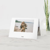 Happy Birthday Modern Handwriting Script Foto Karte (Rückseite)