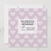 Happy Birthday Modern Pink 20 Foto Collage Karte (Rückseite)