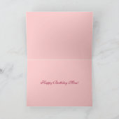 "Happy Birthday Mom!" card Karte (Innenseite)