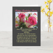 Happy Birthday Moma Karte (Gelbe Blume)