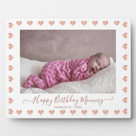 Happy Birthday Mommy Custom Baby Foto Plaque Fotoplatte
