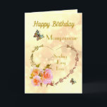 Happy Birthday Mompreneur design Karte<br><div class="desc">Large Happy Birthday Mompreneur design Greeting Card.</div>
