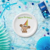 Happy Birthday Monkey Pappteller (Party)
