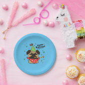 Happy Birthday Mops Boy Pappteller (Party)