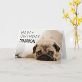 Happy Birthday | MOPS Karte (Gelbe Blume)